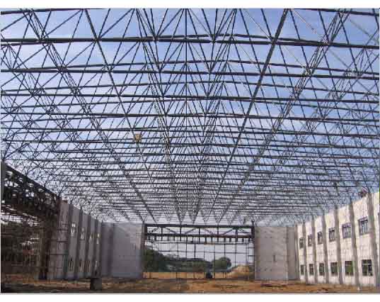 青岛湖南长沙5712飞机库网架工程